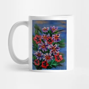 some wildflowers in metallic paint Mug